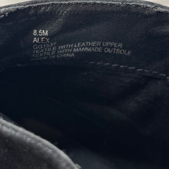 Mia Alex Suede Heeled Zip Up Ankle Booties Black Size 8.5 - Picture 8 of 10